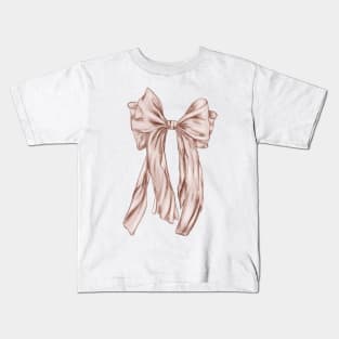 Cute Pink Bow Kids T-Shirt